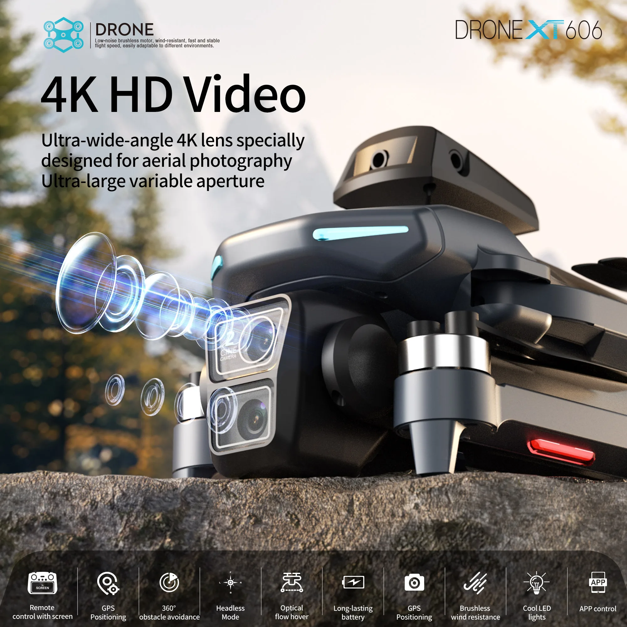Originele XT606 Drone Professi - Drone Multispectral recensie en prijs